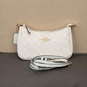 Coach Teri Shoulder Bag In Signature Canvas